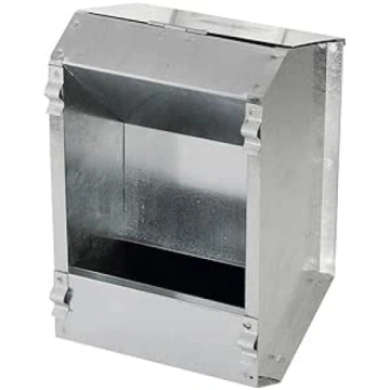 Kerbl Rabbit Feeder Galvanized Feed Area, 3000 ml 