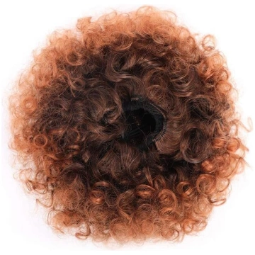 Jhzhong Īss Cirtaini Afro Puff Ponytail Sievietēm 