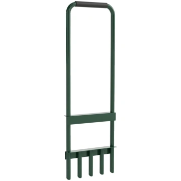 Outsunny zāliena aerators 30 cm plats manuālais zā