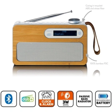 Lenco PDR-040EF bamboo PDR-040EF