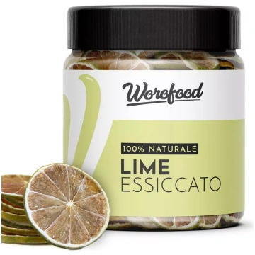 Lime essiccato a fette al naturale, senza zucchero