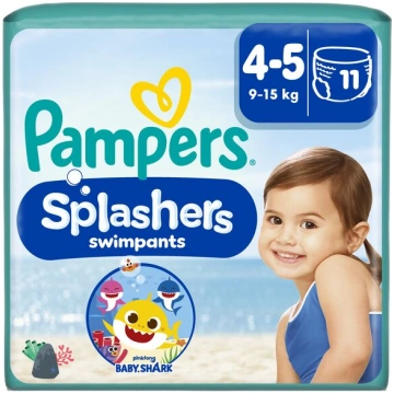 Pampers Pants Splashers, Izmērs 4-5, 11 Autiņbiksī