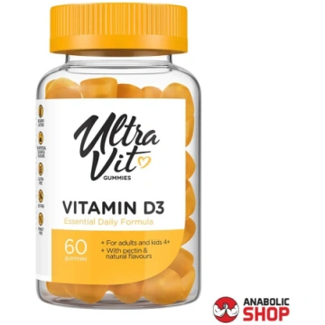 ULTRAVIT Gummies Vitamin D3 Vitamīns D3 60 pastila