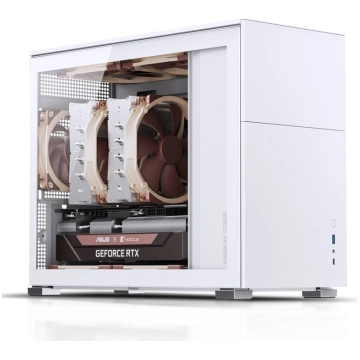 Jonsbo D31 Micro-ATX Case, Tempered Glass - white 