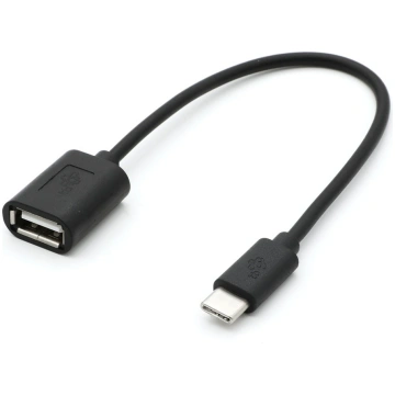 Cable OTG USB AF - USB C 15cm black | AKTBXKU4PAC0