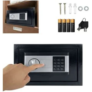 HENGMEI Safe Safe 34 L Electronic Wall Safe, Furni
