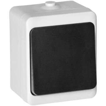 Orno Lacznik jednobiegunowy AQUATIC MINI IP54 bial