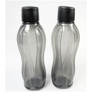 TUPPERWARE Eco To Go 1.0 L Black (2) C138 Ūdens pu