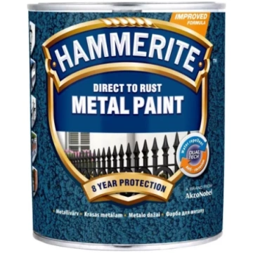 Hammerite HAMMERED Finish 750ml Sarkana krāsa metā