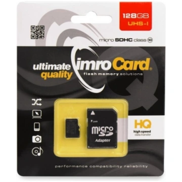 IMRO MicroSD memory card 128GB + adapter