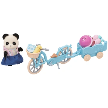 Sylvanian Families - Cycle & Skate Set - Panda Gir