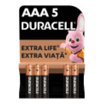 Baterijas Duracell AAA 5 PCE [BATTERIES DURACELL]