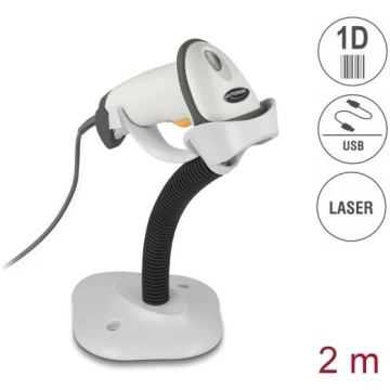 Delock USB Barcode Scanner 1D with connection cabl