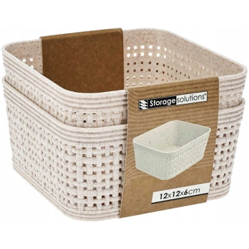 Storage Solutions Plastikowe koszyki do organizacj