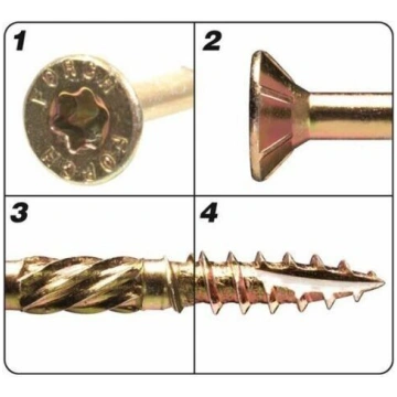 5,0x120 mm h28/2 TORX25, 1 gb. FÖRCH zeņķ+šķ.uSKRŪ
