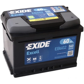EXIDE - EXIDE EXCELL EB602 0/1 - 12V | 60A | 60Ah