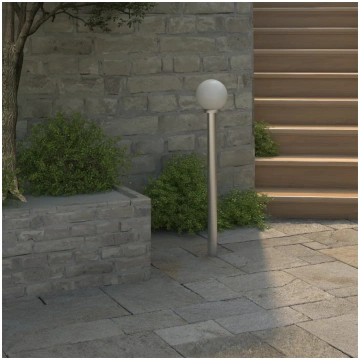 Dārza lampas stabs ar 1 lampu, 110 cm