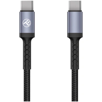 Tellur Type-C to Type-C Cable 3A PD60W 2m Nylon Bl
