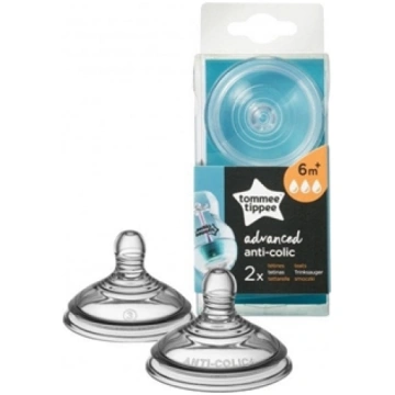 Tommee Tippee Smoczek silikonowy antykolkowy 6m+ 2