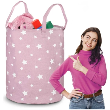 Nukido rotaļlietu grozs, rozā - toy basket, kids s