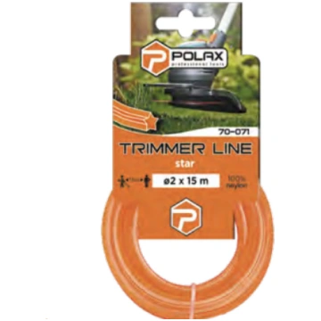 Trimmera aukla, neilona 2,4mm x 15m, zvaigznīte, P