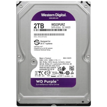 Hard Disk 2TB 3.5" SATA CMR 256MB Cache WD23PURZ -