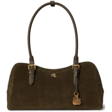 Lauren Ralph Lauren - Suede Large Marcy Zip Satche
