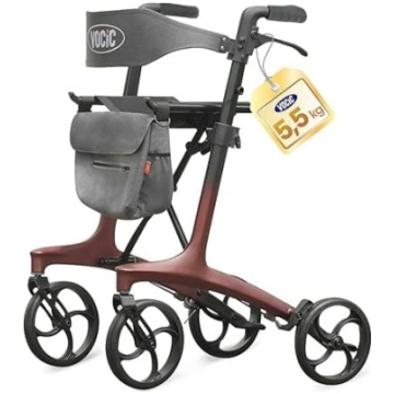 VOCIC Z75 Carbon Rollator Salokāms un viegls roler