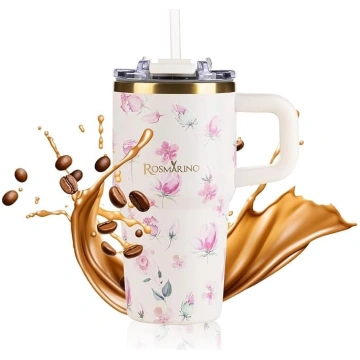 ROSMARINO MegaCup Roses 580 ml - krēmkrāsas - vaku