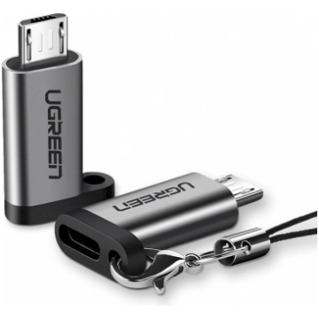 50590 USB-C to micro USB adapter Gray Ugreen