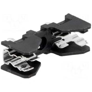 Fuse holder | cylindrical fuses | Mounting: THT | 
