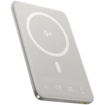 LiPo PowerBank 10000mAh 27W bezvadu QI2 lādētājs, 