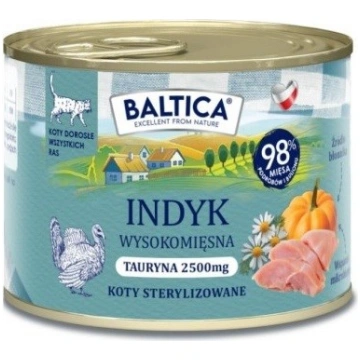 Baltica flavours of regions pieaugušo kaķu tītara 