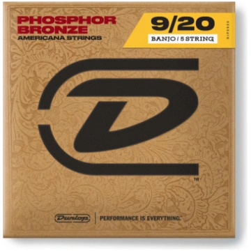 DJP0920 PHOSPHOR BRONZE LIGHT LOOP END BANJO STRIN