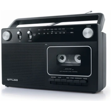 MUSE Pārnēsājams radio ar kasešu magnetofonu, , M 