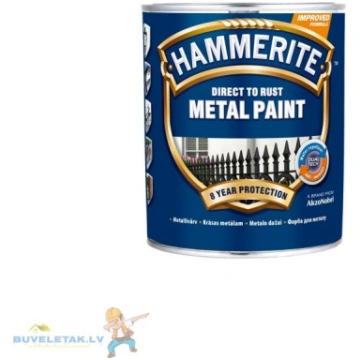 Krāsa Hammerite 250ml Smooth Silver 00470