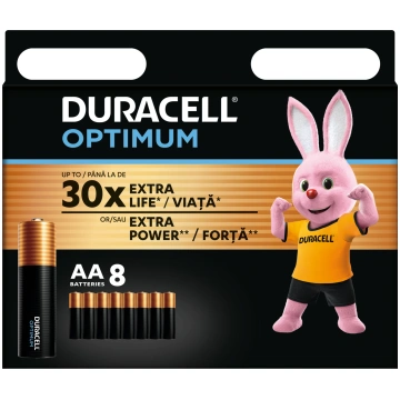 DURACELL Duracell Optimum AA 8 gab