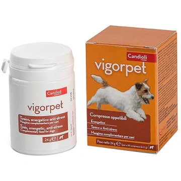 Vigorpet cani barattolo 20 compresse Candioli