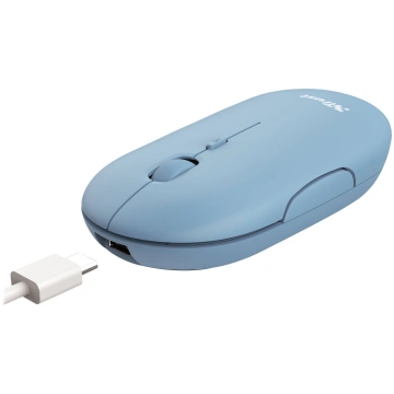 Trust Puck - mouse - Bluetooth, 2.4 GHz - blue 241