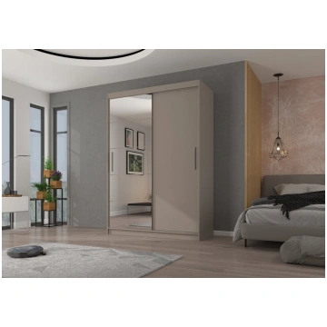 Bīdāmais skapis ADRK Furniture ESTI 150 brūns masī
