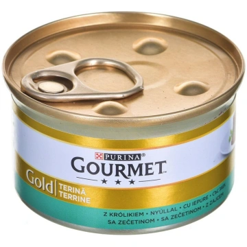 Mitrā kaķu barība Purina Gourmet Gold Rabbit Pate,