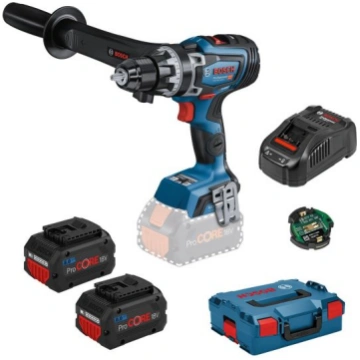 BOSCH GSR 18V-150 C (2x8.0Ah ProCore) + L-Boxx kof