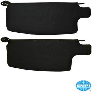 Sun visor set, black, 2 pieces VW