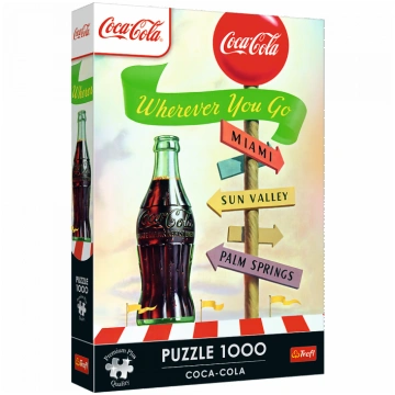 TREFL Premium Plus Puzle Coca-Cola: lai kur tu dot