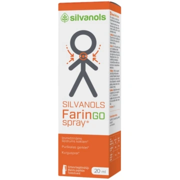 FARINGOSPRAY Silvanols aerosols 20ml