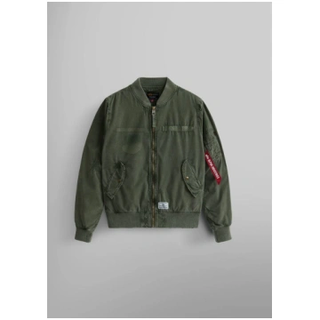 L-2B RIP AND REPAIR BOMBER JACKET - OG-107 GREEN /
