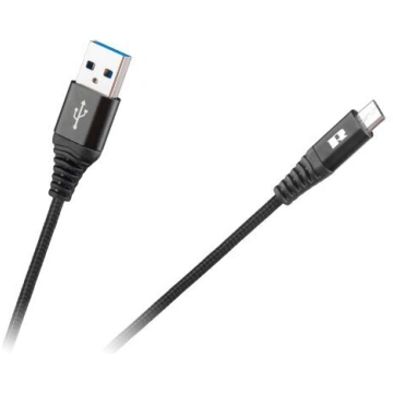 usb micro rebel kabelis 50 cm, melns