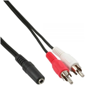 Kabel InLine Jack 3.5mm - RCA (Cinch) x2 1.5m czar