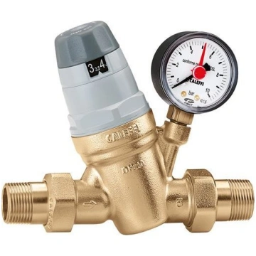 Caleffi Ūdens spiediena reduktors 1" ar manometru 