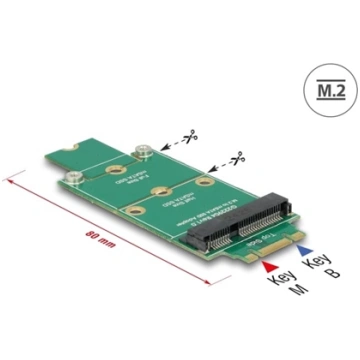 Delock Adapter M.2 > mSATA 62591